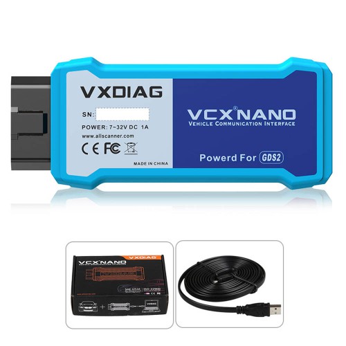 2024 WIFI VXDIAG VCX NANO for GM/Opel Diagnostic/Programming/Coding 2000-2024
