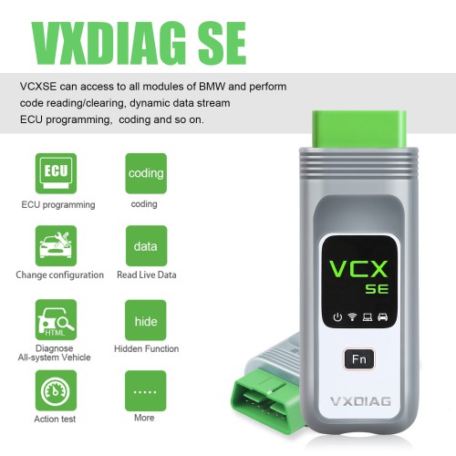 2024 Wifi VXDIAG VCX SE For BMW DoIP Car OBD2 Diagnostic Tool All System Diagnosis Active Test Coding J2534 Programming Same Function as ICOM A2 A3