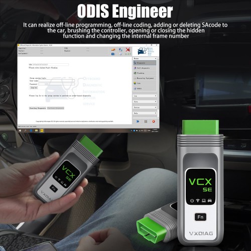 2024 Wifi VXDIAG VCX SE 6154 for VW Audi Skoda Diagnostic Tool Support DOIP UDS Protocol with Free DoNet