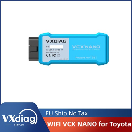WIFI VXDIAG VCX Nano for Toyota OBD2 Diagnostic Scanner Compatible for Toyota Software Programming Tool SAE J2534 WIFI and USB Connection