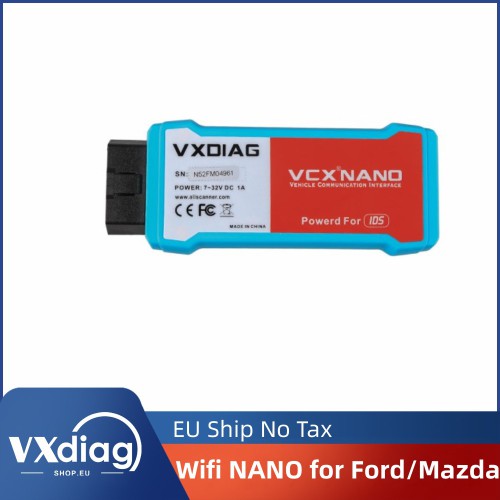 WIFI Version VXDIAG VCX NANO for Ford/Mazda 2 in 1 Supports Win10