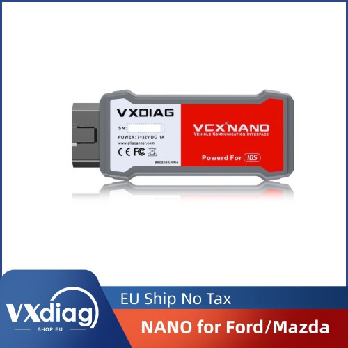 2024 VXDIAG VCX NANO for Ford IDS V130 /Mazda V131 2 in 1 Diagnostic Tool Supports Win7 Win8 Win10
