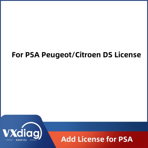 VXDIAG Add License for PSA Peugeot Citroen DS Opel Free Download Diagbox Software for VCX SE & VCX Multi Series