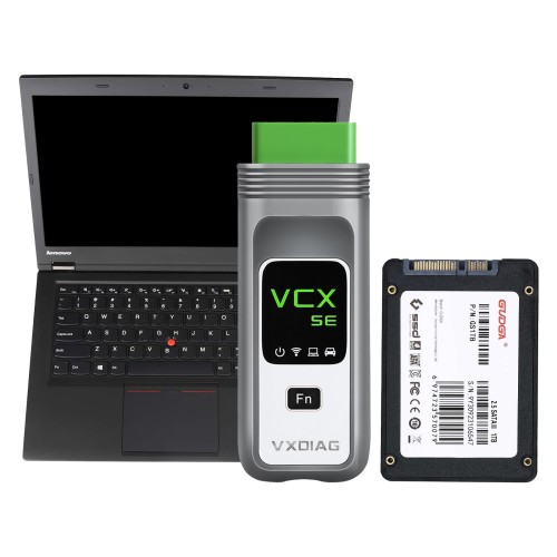 [Ready to Use] Wifi VXDIAG VCX SE DOIP for Benz & BMW with 1TB SSD Software Pre-installed on Second-Hand Lenovo T440P Laptop