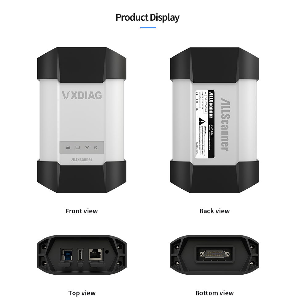 VXDIAG C6 For Benz software display