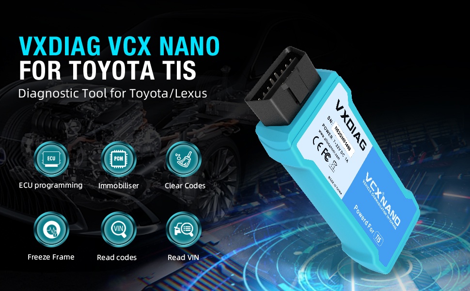 VXDIAG VCX Nano for Toyota